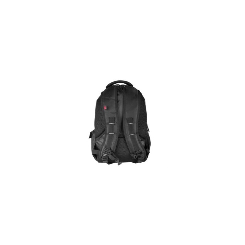 Mochila TechZone Sport 15.6? Con Tirantes Acojinados De Alta Resistencia Color Negro