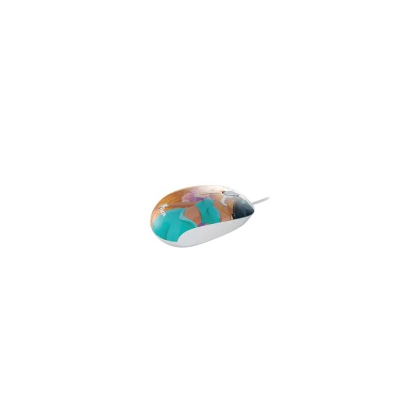 Mouse Alámbrico XTech  XTM-D406PS Ambidiestro Princesas Disney 3 Botones 1 Velocidad