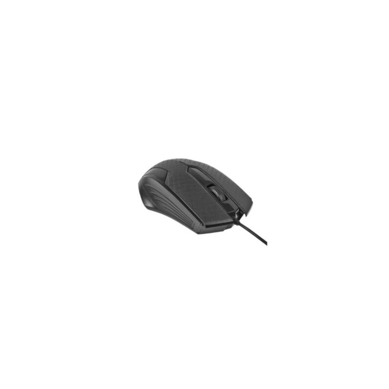 Mouse Easy Line Óptico Alámbrico USB 1200dpi Color Negro