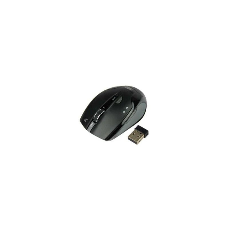 Mouse Inalámbrico Perfect Choice Track Clic Silencioso 1600dpi Color Negro