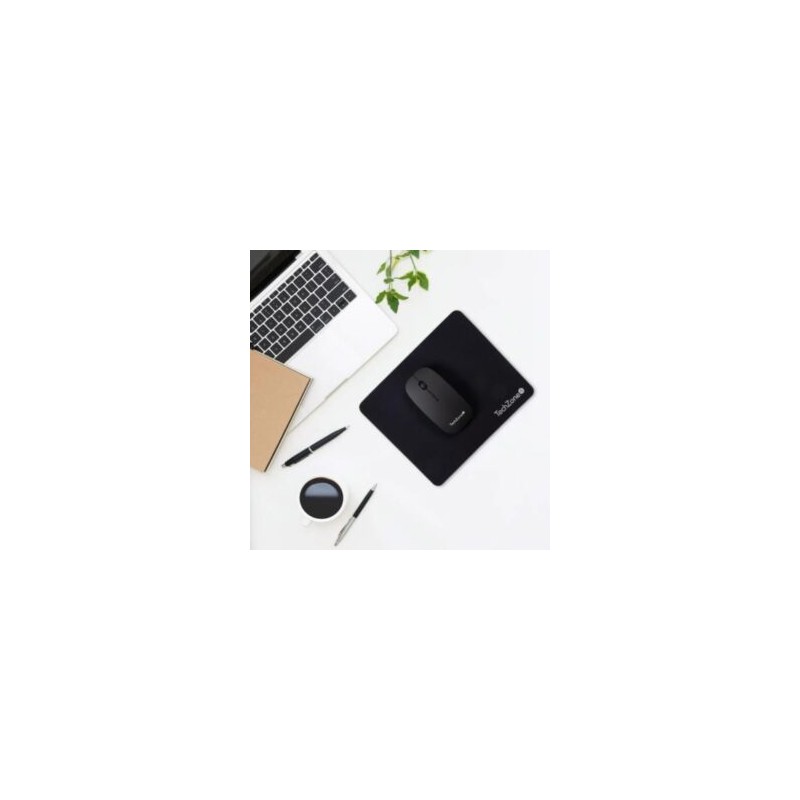 Mouse Inalámbrico TechZone Batería Recargable 1600dpi 4 Botones C/Mouse Pad Color Negro