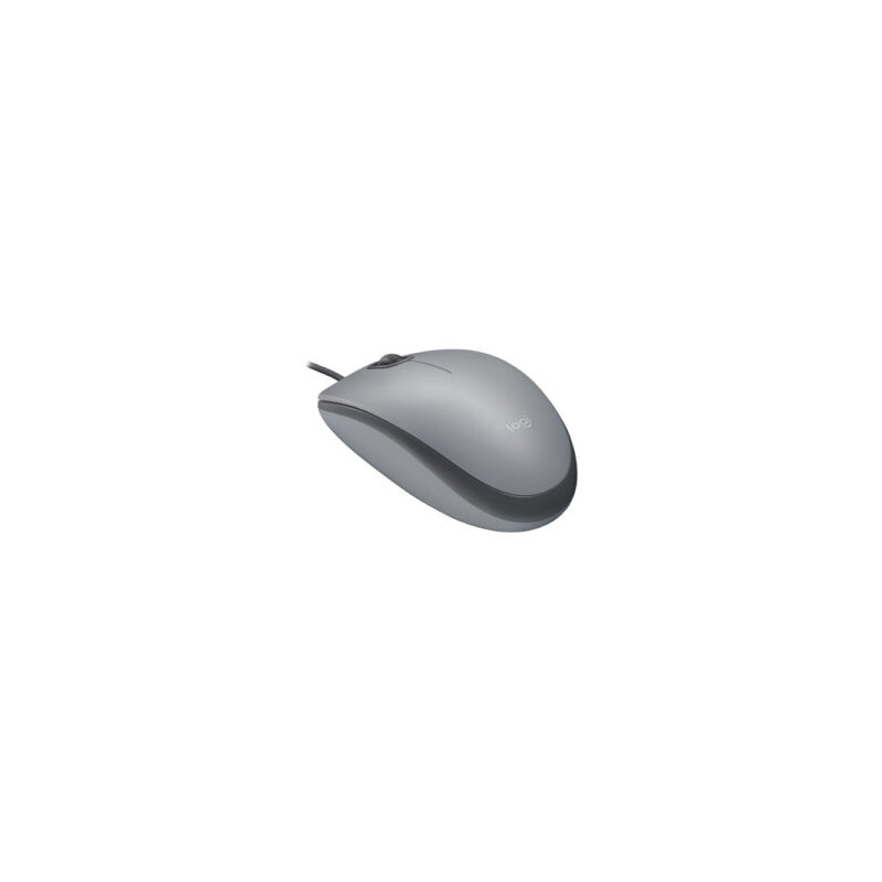 Mouse Logitech Alambrico M110 Silent Gray