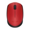 Mouse Logitech M170 Inalámbrico Plug and Play USB Color Rojo