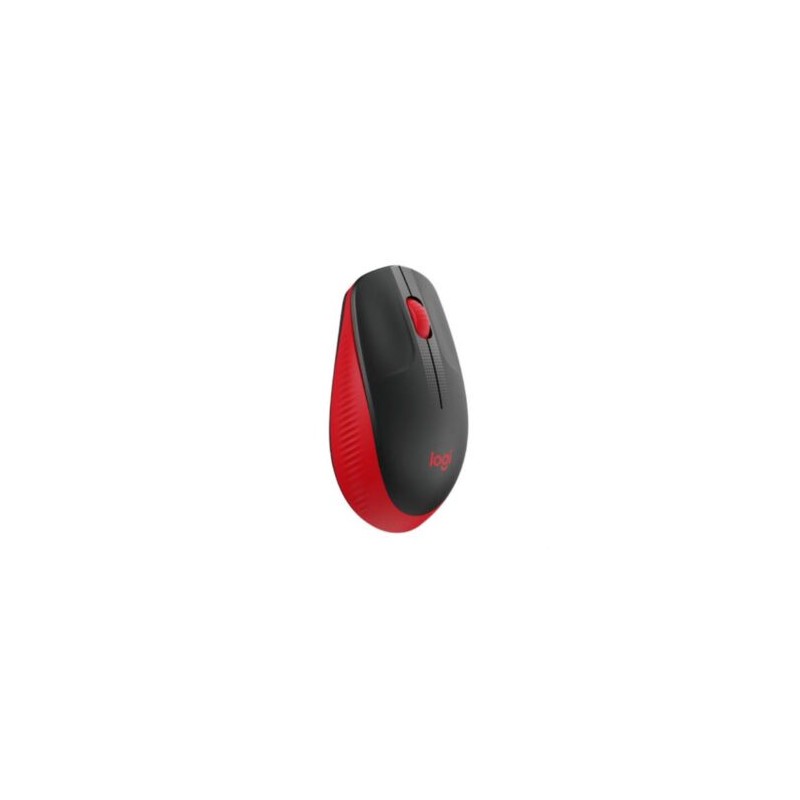 Mouse Logitech M190 Full Size Inalámbrico 1000 dpi USB Color Rojo
