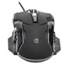 Mouse Manhattan Gaming Óptico LED 6 Botones Color Negro