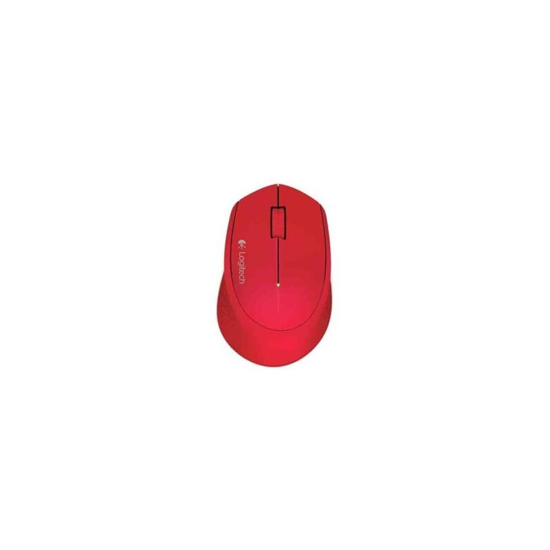 Mouse Óptico Logitech M280 Inalámbrico Color Rojo