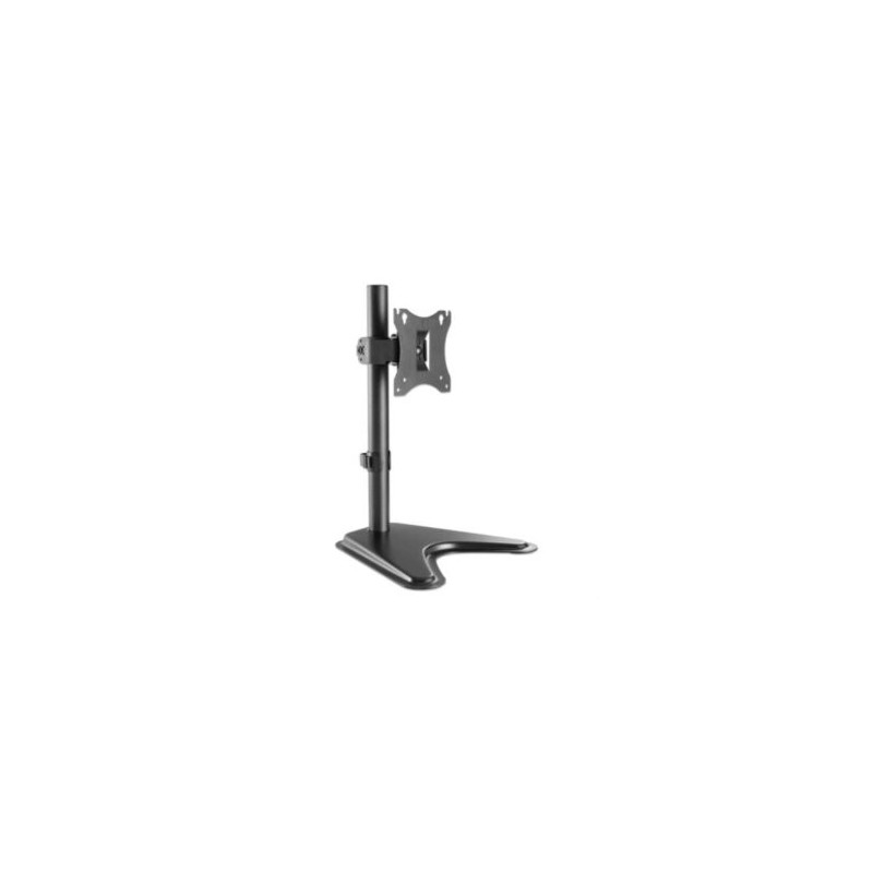 Soporte Monitor Manhattan de Escritorio para LCD 17? a 27? Hasta 7kg Inclinación/Altura Ajustable Color Negro