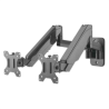 Soporte Monitor Manhattan Universal Pared para 2 Monitores 17? a 32? Pistón Hasta 8 Kg