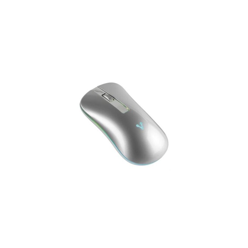 Mouse Vorago MO-305 Slim LED RGB Inalámbrico Recargable 800/1200/1600 dpi Color Plata