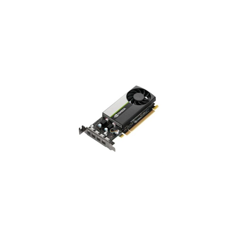 Tarjeta de Video PNY Pro Quadro Professional T1000 4GB Low Profile Single Fan GDDR6 PCIe 3.0 4xMiniDP