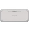 Teclado Bluetooth Logitech Pebble Keys 2 K380S Emparejamiento Multidispositivo Inalámbrico Color Blanco