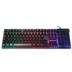 Teclado Gaming Manhattan USB 19 Teclas Multimedia Retroiluminación LED Color Negro