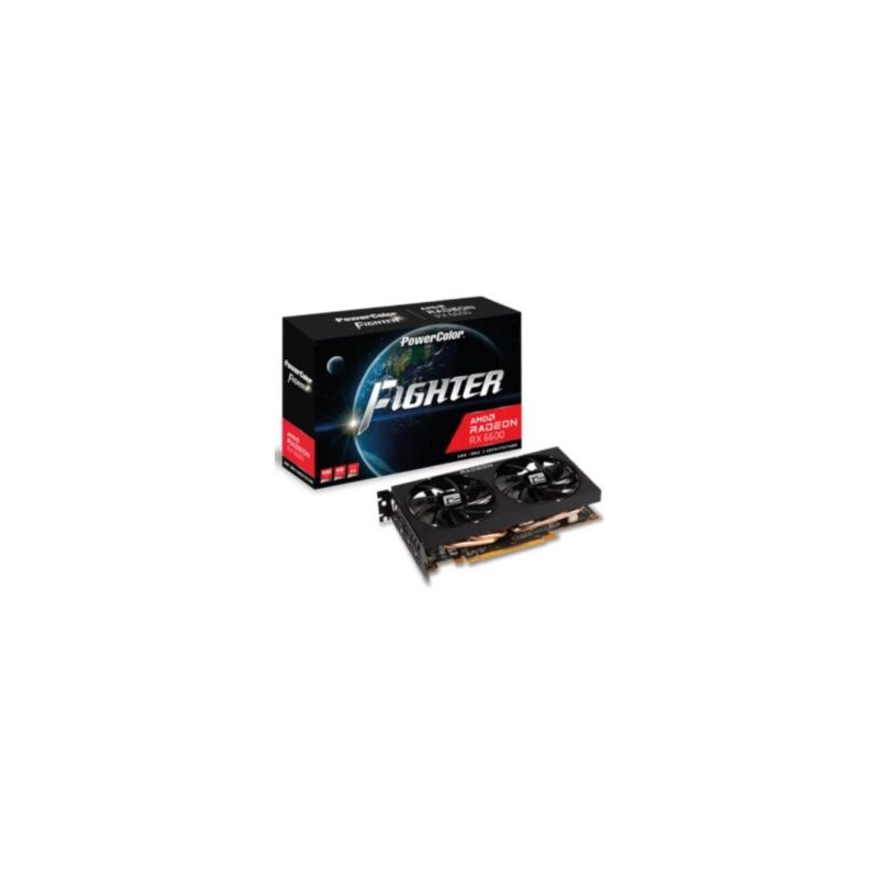 Tarjeta de Video AMD PowerColor Fighter Radeon RX6600 8GB Dual Fan GDDR6 PCIe 4.0 128-bit 1xHDMI 3xDP