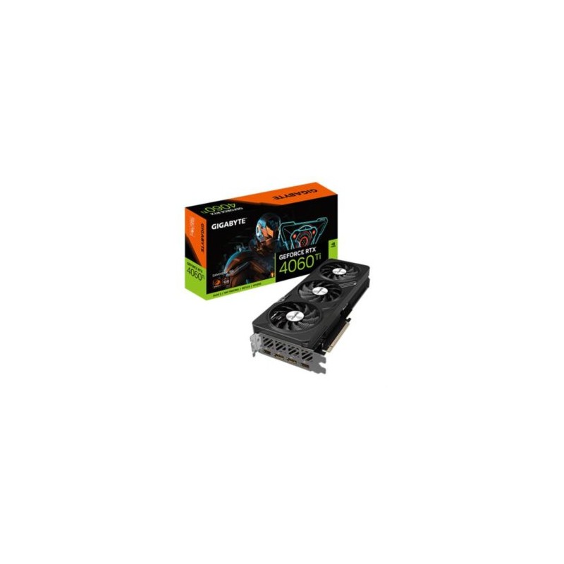 Tarjeta de Video Gigabyte Gaming GeForce RTX4060TI OC 16GB RGB Triple Fan GDDR6 PCIe 4.0 2xDP 2xHDMI