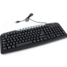 Teclado VERBATIM Multimedia Alámbrico USB – Negro