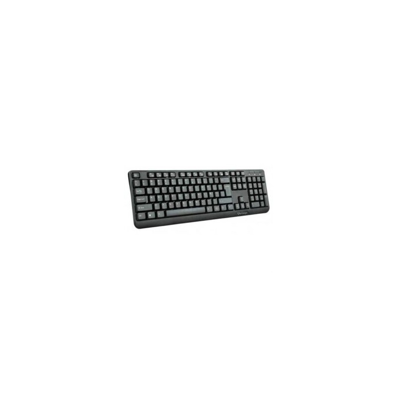 Teclado Vorago KB-102 Multimedia Usb Negro