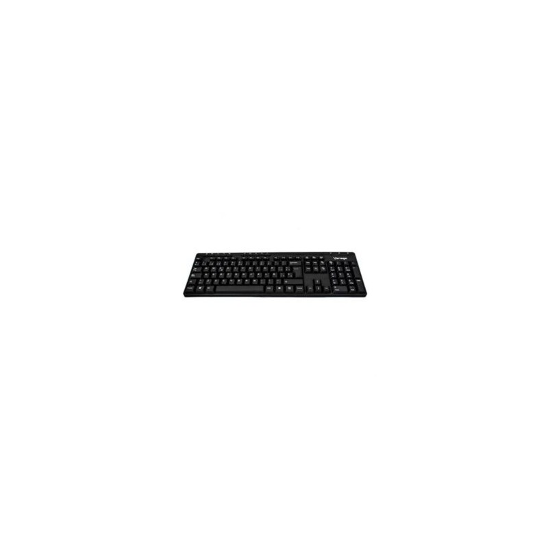 Teclado Vorago KB-202 Multimedia USB Color Negro
