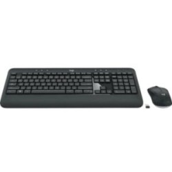 Teclado y Mouse Logitech Advanced MK540 Inalámbrico USB Color Negro
