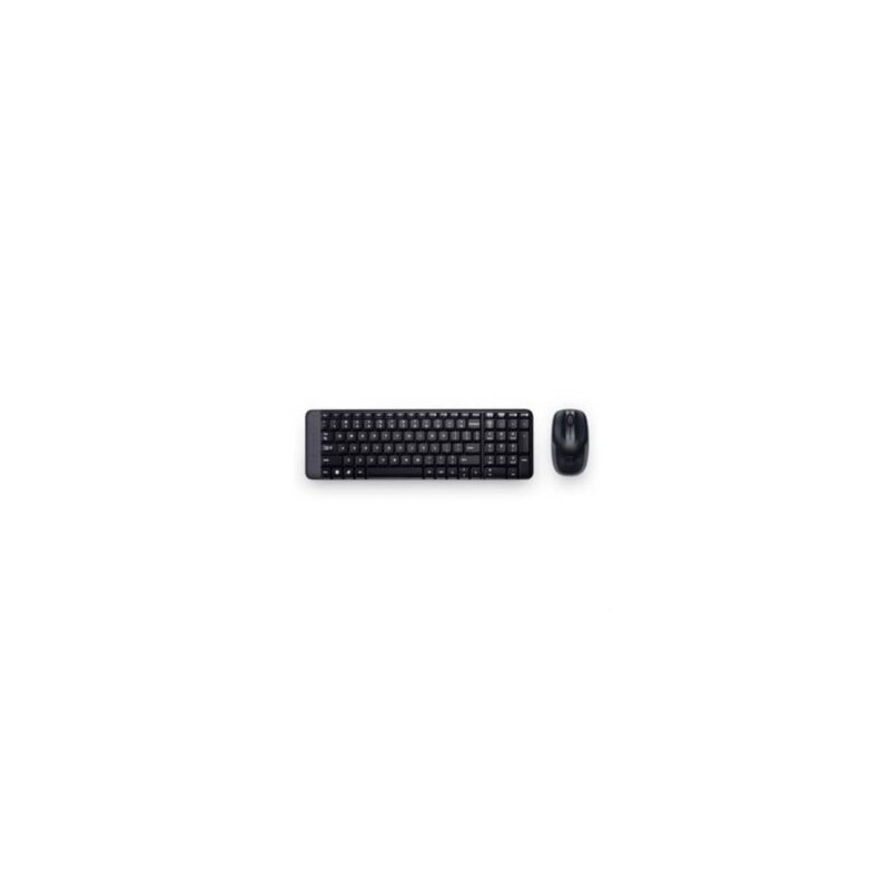 Teclado y Mouse Logitech Inalambrico MK220