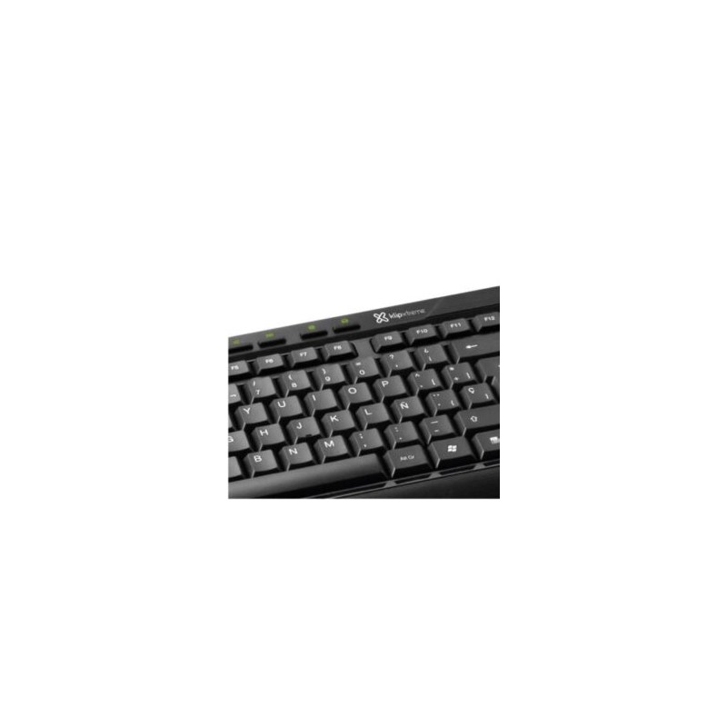 Teclado y Mouse Multimedia Alámbricos Klip Xtreme DeskMate KCK-251S Color Negro