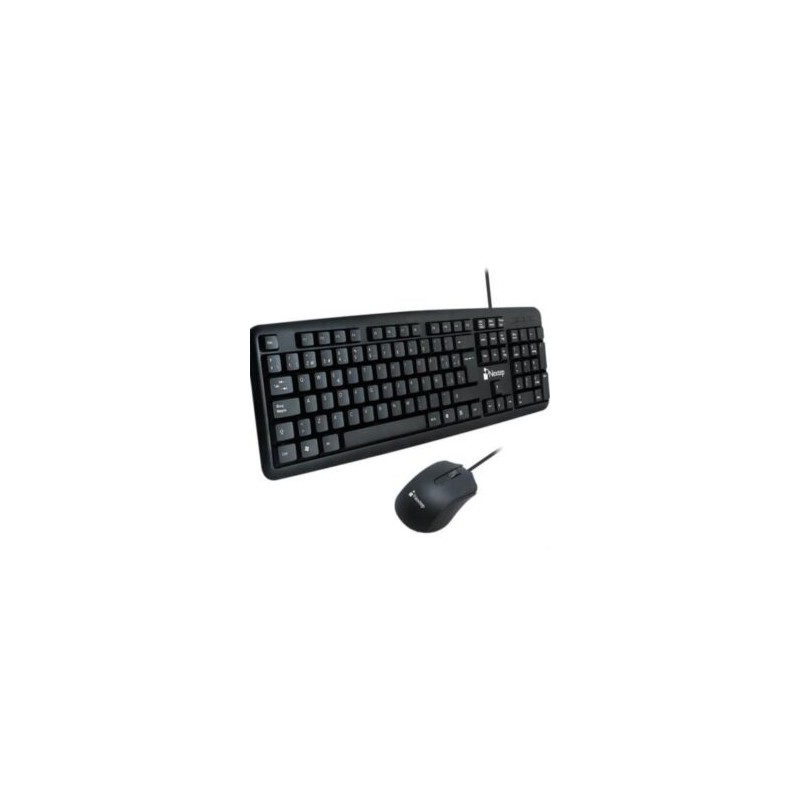 Teclado y Mouse Nextep Alámbrico USB