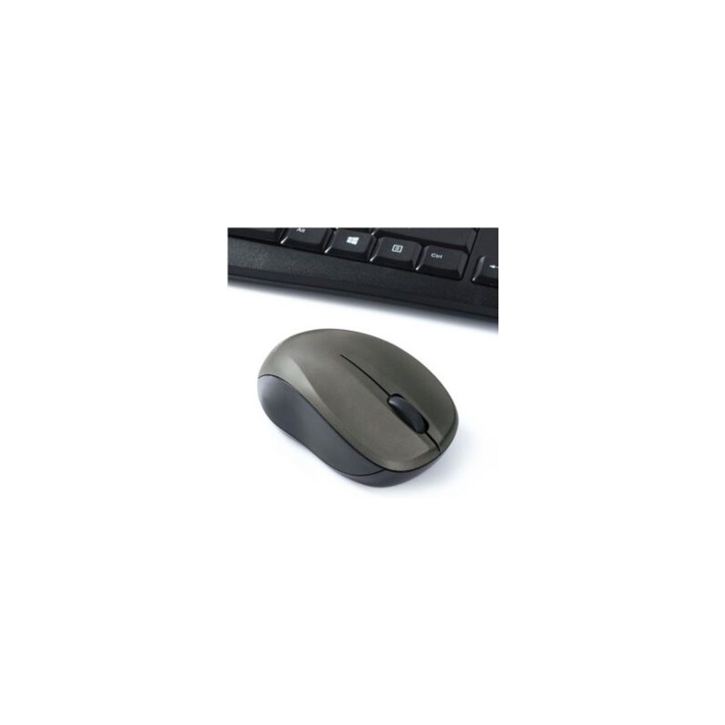 Teclado y Mouse VERBATIM Silencioso e Inalámbrico con Blue LED – Negro