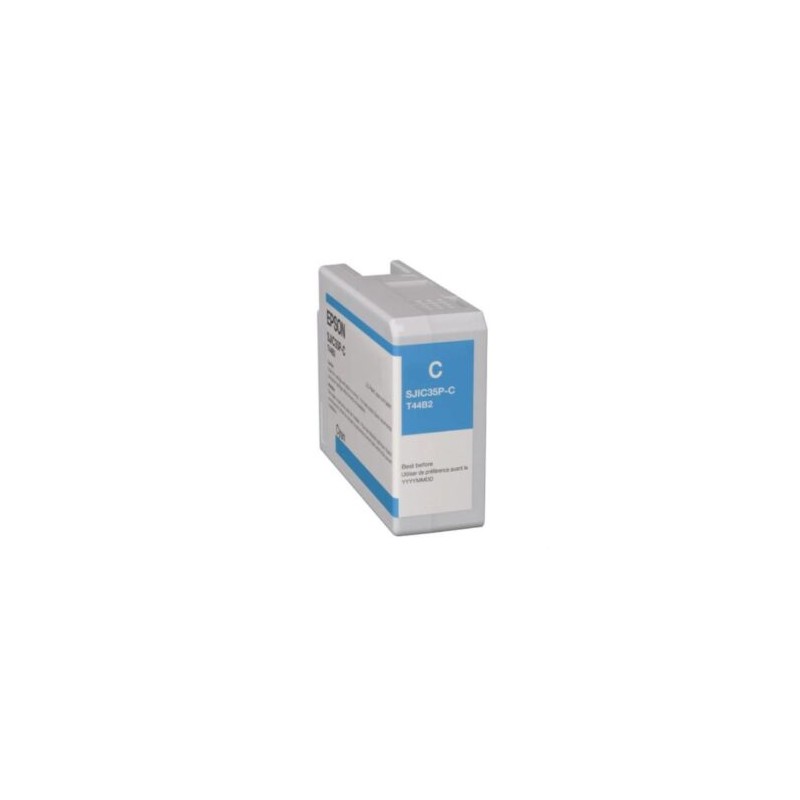 Cartucho de Tinta Epson SJIC35P ColorWorks C6500/6000 Color Cian