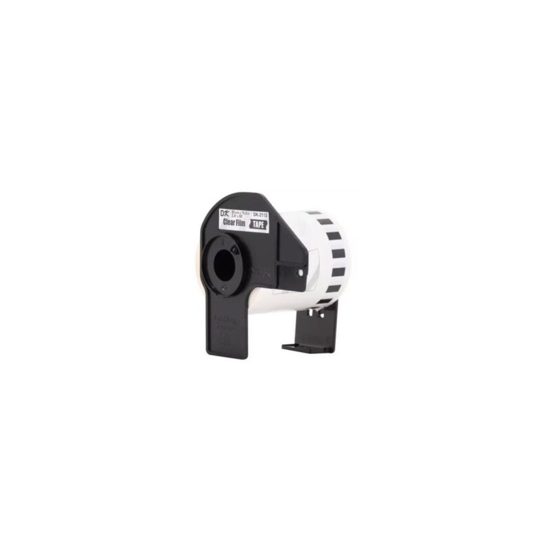 Cinta Etiquetadora Brother DK2113 Continua Transparente 62mmx15.2m