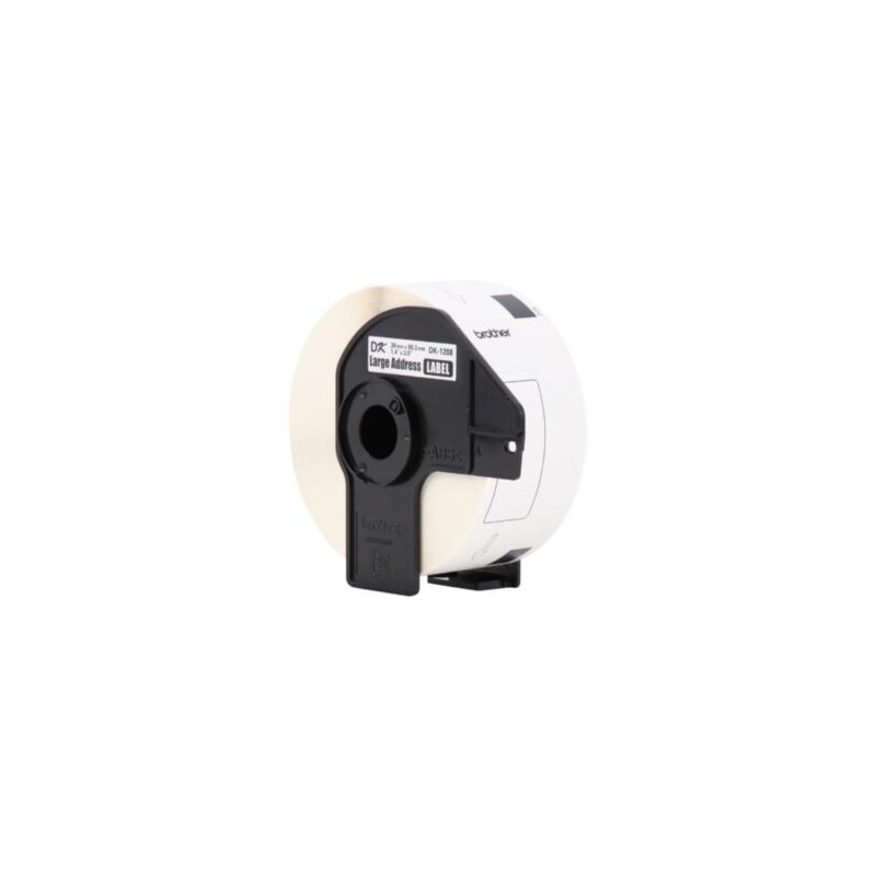 Etiquetas Brother DK1208 Precortada Papel Blanco  38mmx90.3mm 400 Etiquetas