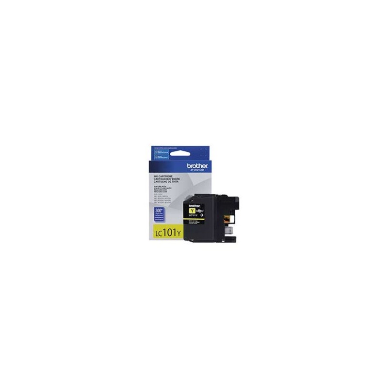 Tinta Brother LC101BK Rendimiento 300 Páginas Color Amarillo