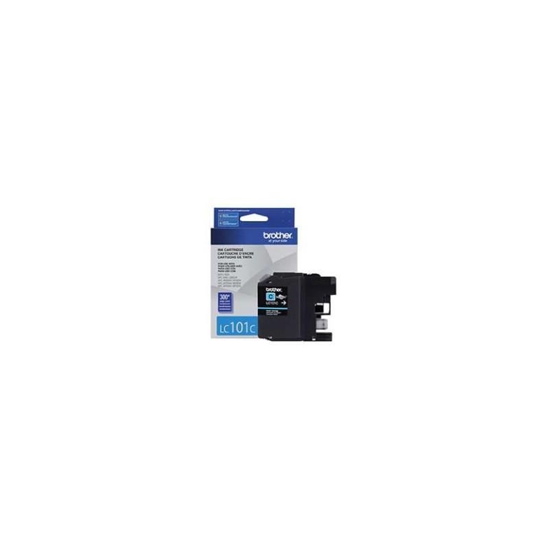 Tinta Brother LC101BK Rendimiento 300 Páginas Color Cian