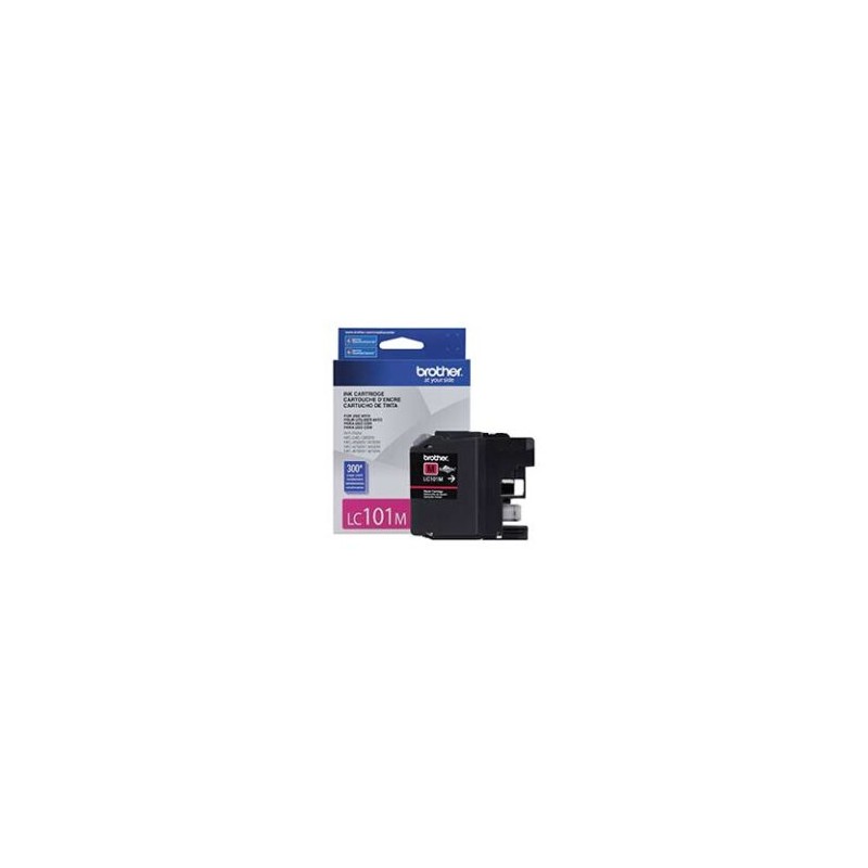 Tinta Brother LC101M Rendimiento 300 Páginas Color Magenta