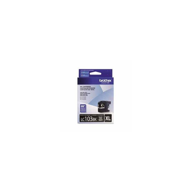 Tinta Brother LC103BK Rendimiento 600 Páginas Color Negro