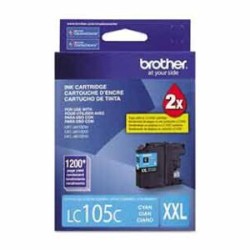 Tinta Brother LC105C Rendimiento 1200 Páginas Color Cian