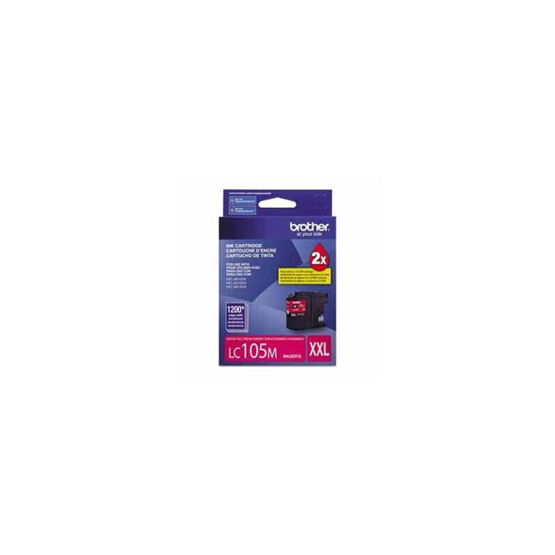 Tinta Brother LC105M Rendimiento 1200 Páginas Color Magenta