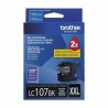 Tinta Brother LC107BK Rendimiento 1200 Páginas Color Negro