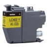 Tinta Brother LC402XL Súper Alto Rendimiento Hasta 1500 Páginas Color Amarillo