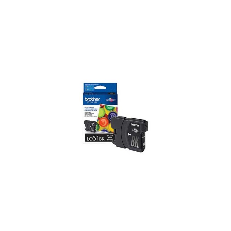 Tinta Brother LC61BK Rendimiento 450 Páginas MFC6490 Color Negro