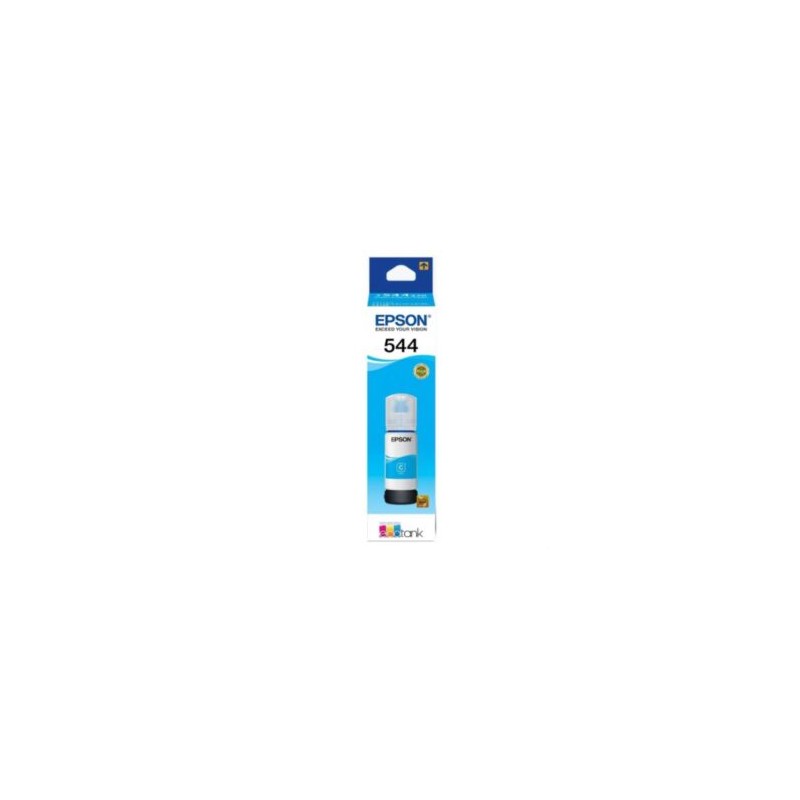 Tinta Epson Original T544-AL EcoTank L1110/L3110/L3150/L5190 Color Cian
