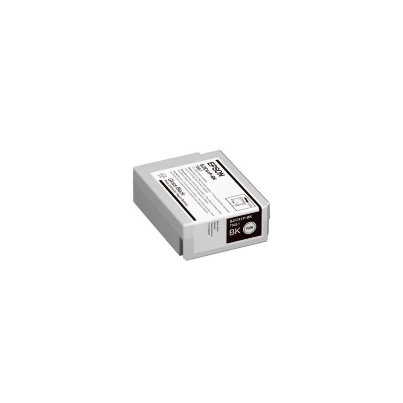 Tinta Epson SJIC41P-BK para ColorWorks C4000 Color Negro Brillante