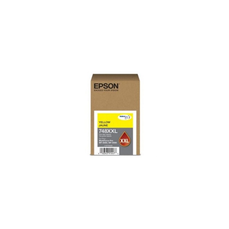 Tinta Epson T748XXL Capacidad Extra Alta WF-6090/WF-6590 Color Amarillo