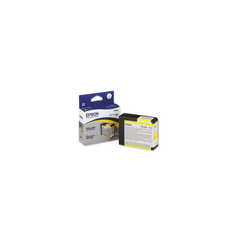 Tinta Epson Stylus Pro 3800/3880 80ml Color Amarillo