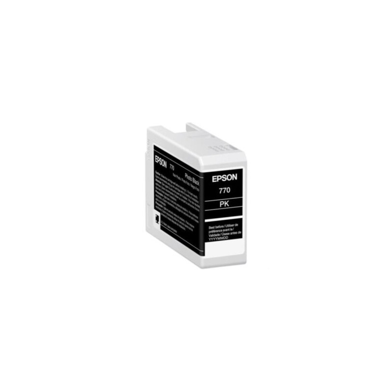 Tinta Epson UltraChrome Pro 10 25ml Color Negro Fotográfico