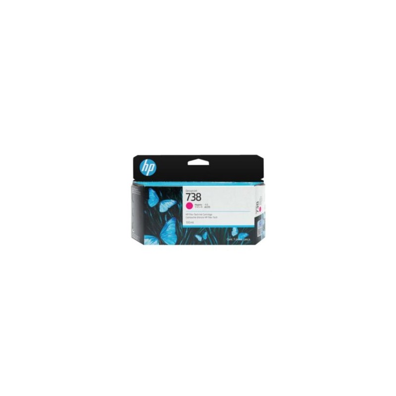 Tinta HP DesignJet 738 130ml Color Magenta
