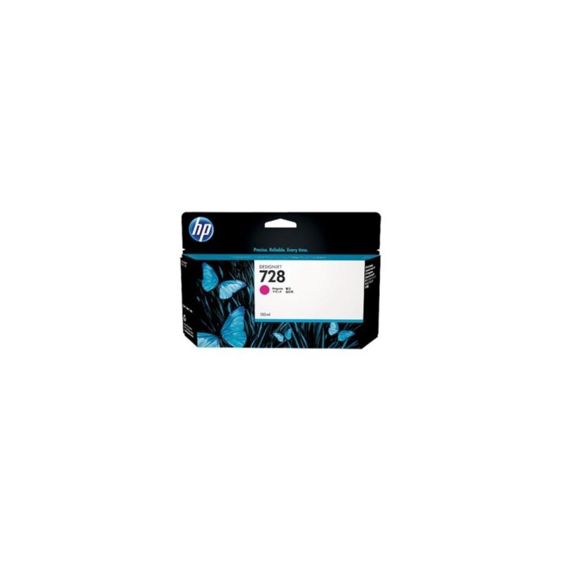 TINTA HP LF 728 DESIGNJET MAGENTA 130ML