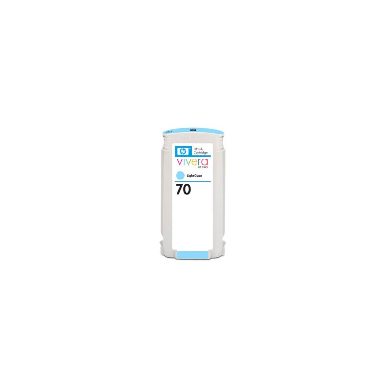 TINTA HP LF 70 CYAN CLARO DESIGNJET Z2100 Z3100 130ML