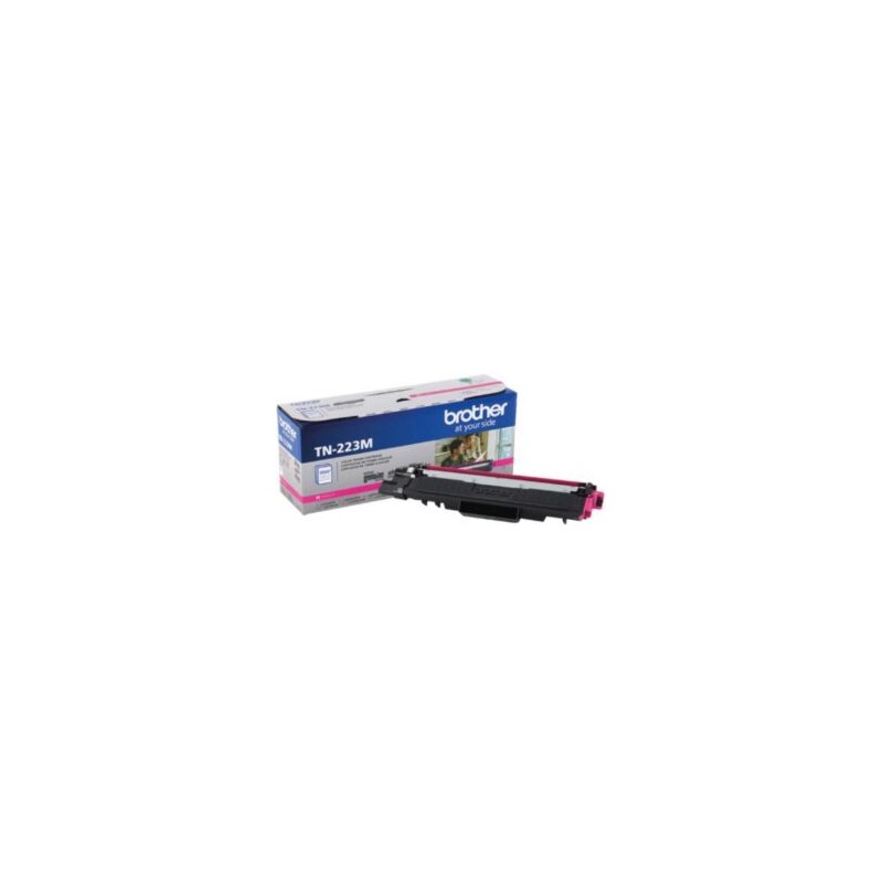 Tóner Brother Genuine TN-223M Rendimiento Estándar 1300 Páginas Color Magenta