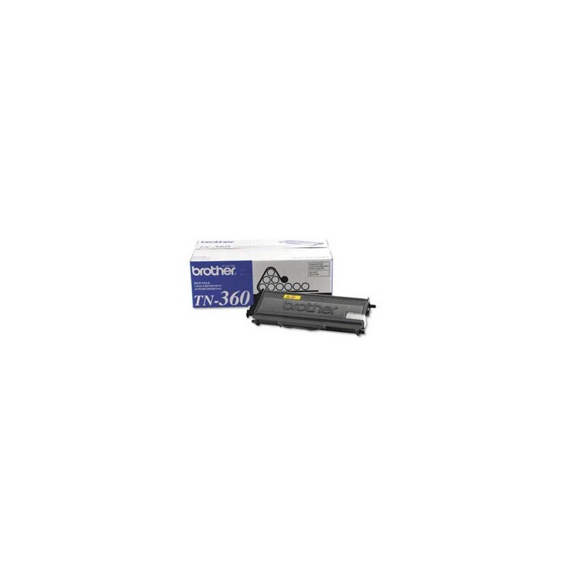Tóner Brother TN360 Rendimiento 2600 Páginas HL2140/HL2170 Color Negro