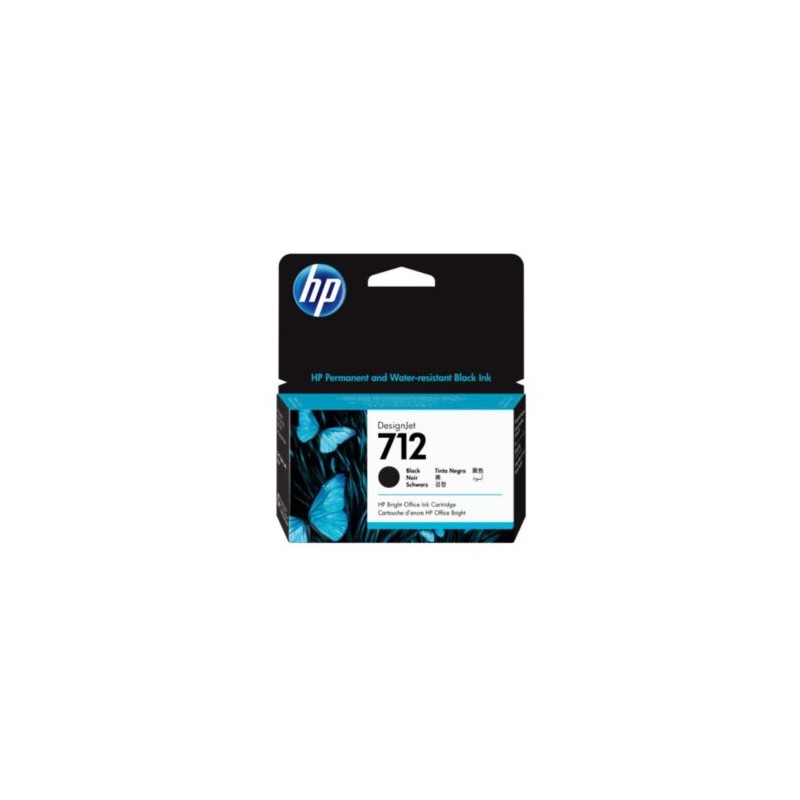 Tinta HP LF DesignJet 712 38ml Color Negro