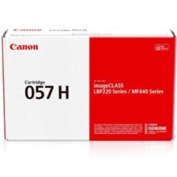 Tóner Canon Cartridge 057H Alta Capacidad 10K Páginas Color Negro